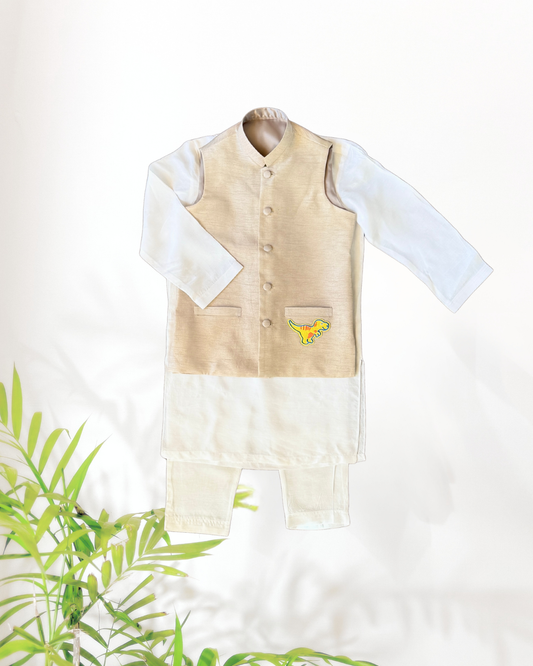 Classic Kurta Waistcoat Set